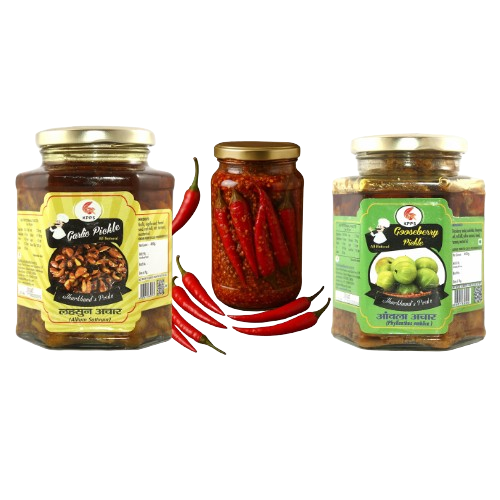 Garlic+ Amla+ Red chilli (400g)